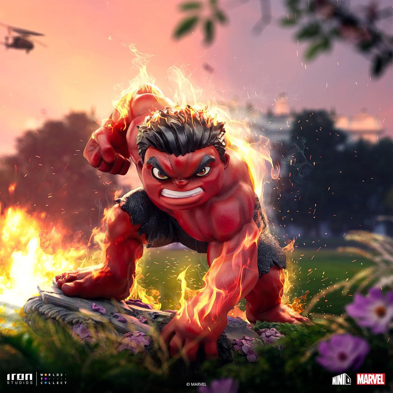 Iron Studios Captain America 4 - Red Hulk Mini Co Vinyl