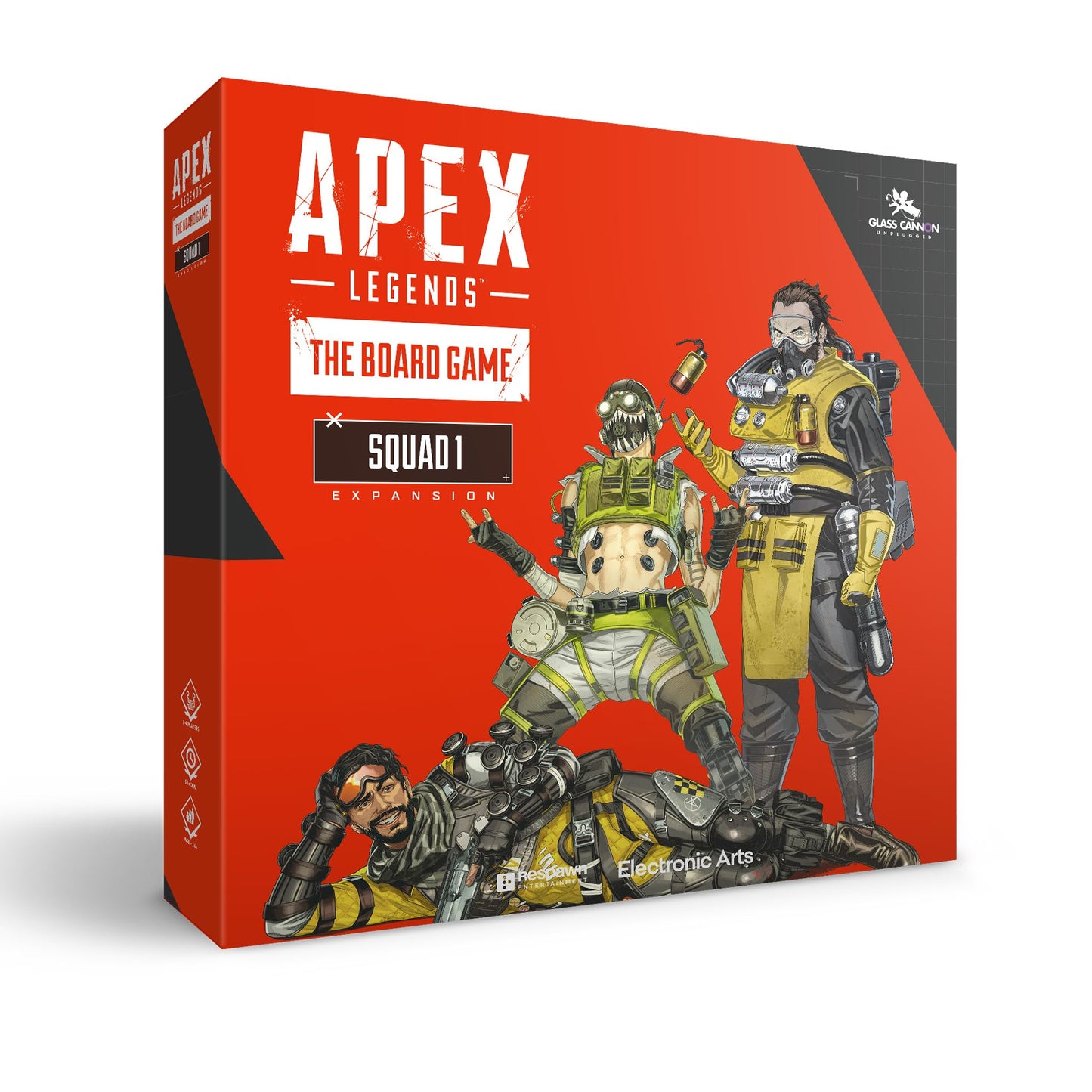Glass Cannon Unplugged Apex Legends The Board Game Squad Expansion - Tabletop Strategy Game - 6 New Legends & Abilities - Tactical Replay Value - Miniatures Included
