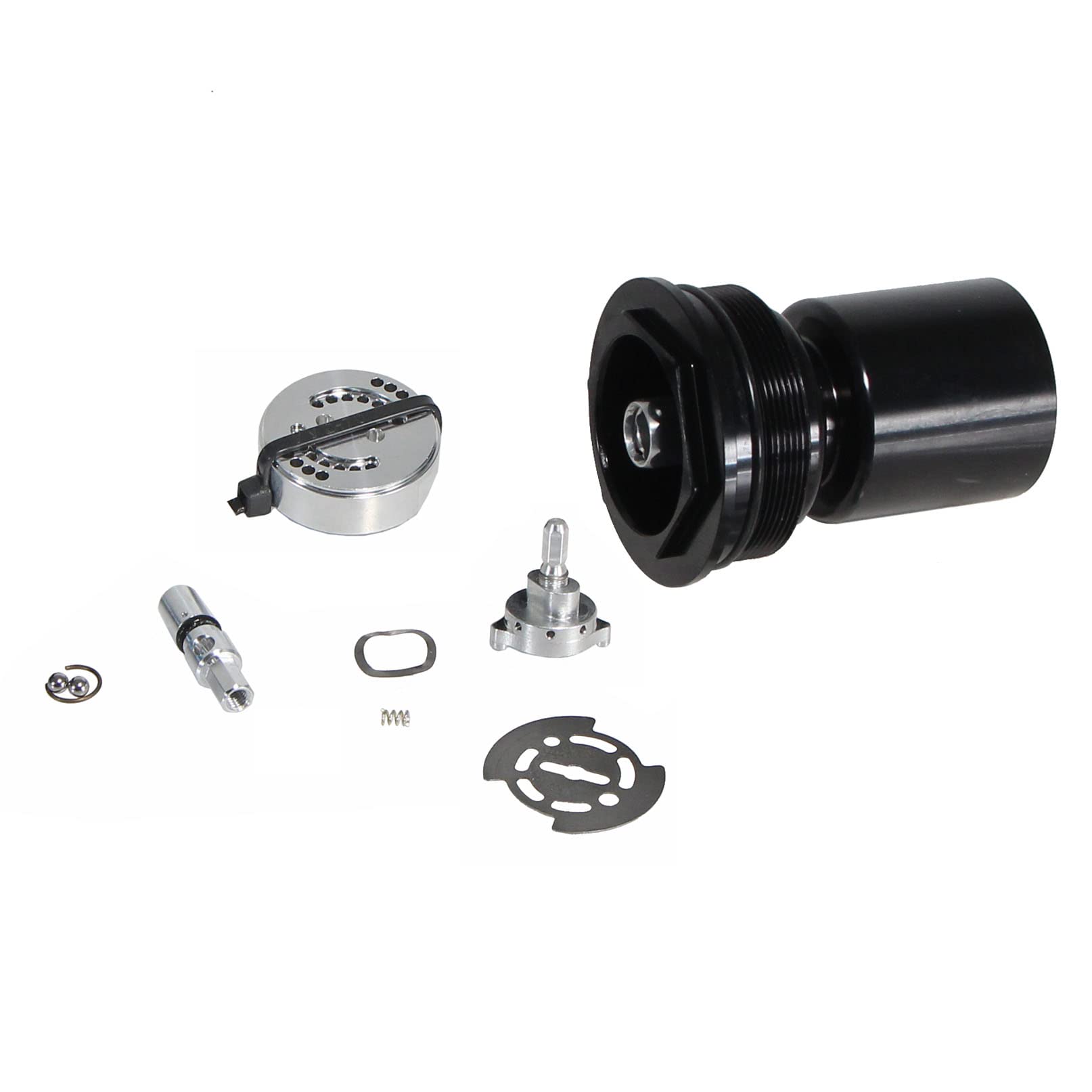 Fox Service Set: 2021 32 SC FIT4 Topcap Assy, Remote U-Cup, 2 Position, Push-Unlock, Unisex Adult Cycling, Colour, Size