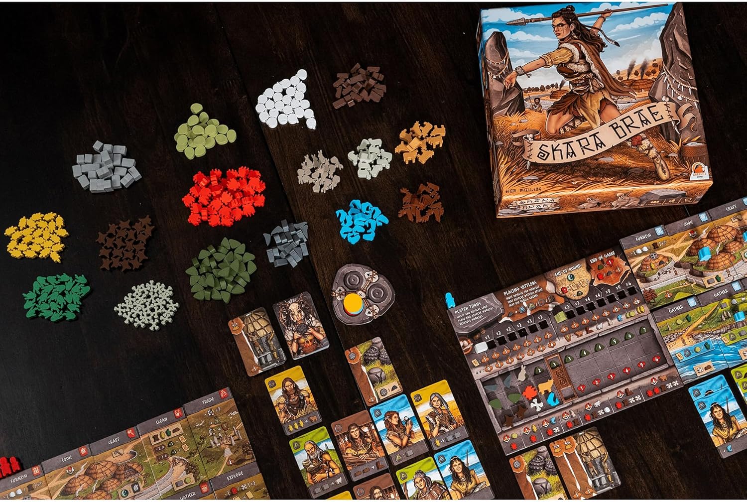 Renegade Game Studio | Skara Brae | Board Game | Ages 14+ | 1-4 Players | 60+ Minutes Playing Time