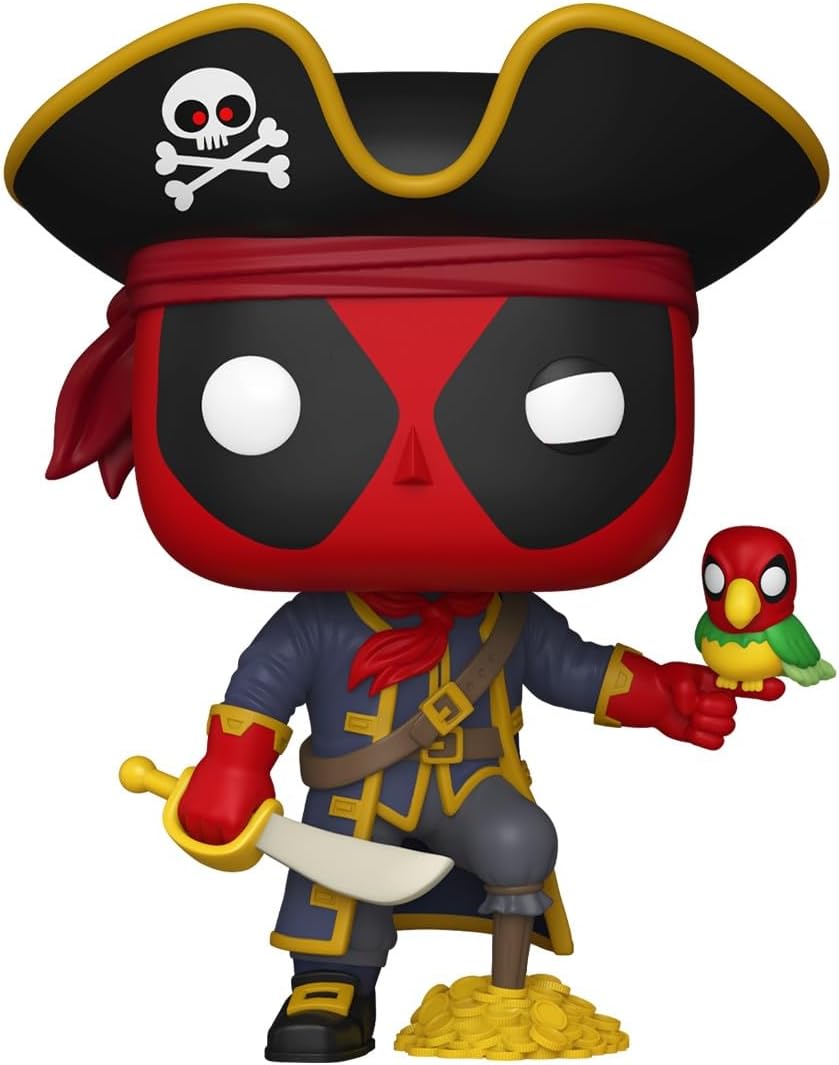 Funko Pop! Plus: Deadpool Literary Classics – Deadpool Long John Silver - Figura de Vinilo Coleccionable - Idea de Regalo - Mercancia Oficial - Juguetes para Niños y Adultos - Comic Books Fans