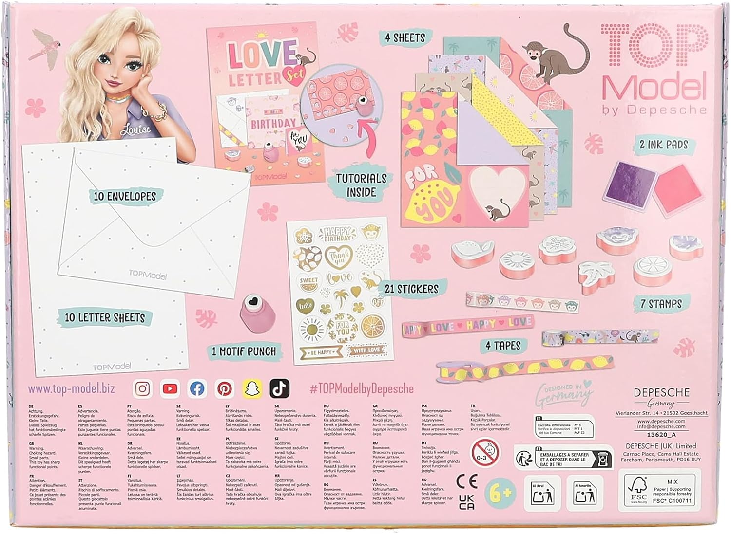 Topmodel - Love Letter Set - Juicy (413620)