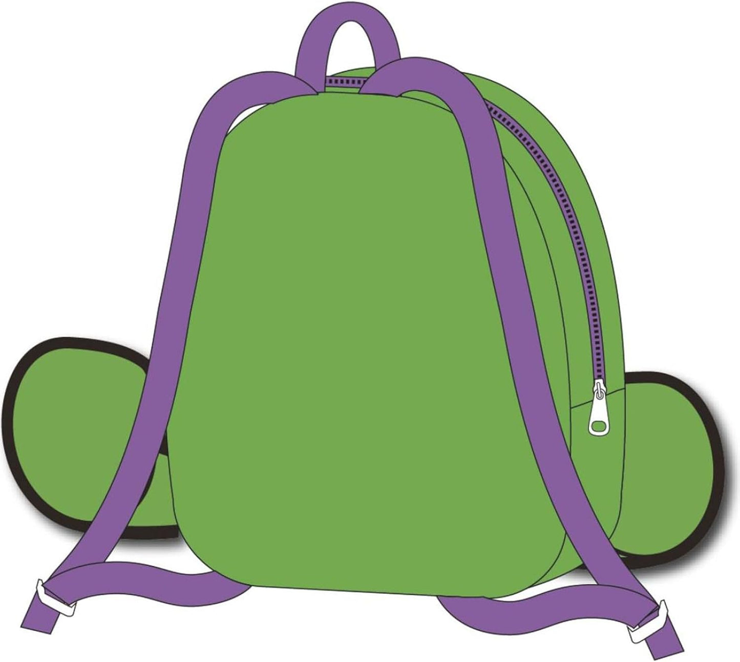 Cerda - Kindergarten Backpack Plush - Hulk