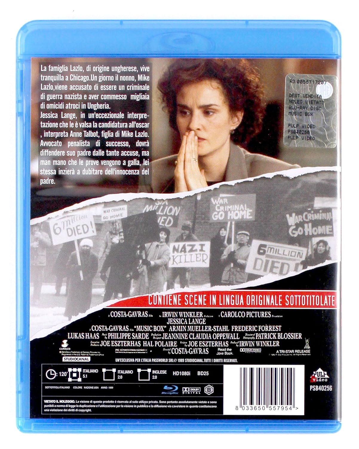 music box - prova d'accusa (blu-ray) blu_ray Italian Import