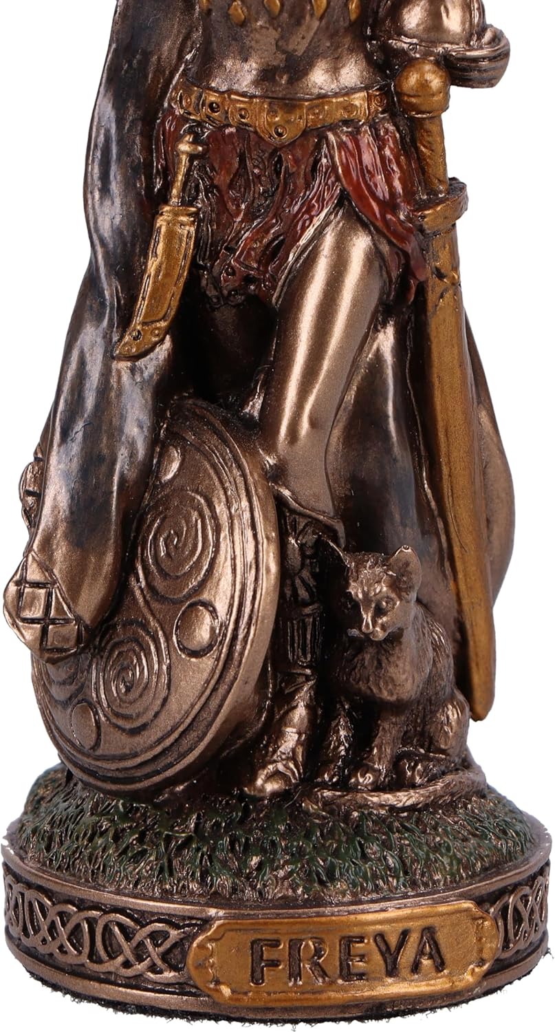Nemesis Now Norse Mythology Decor Bronze God Statue 8.5cm Tall – Cast in The Finest Resin, Expertly Hand-Painted –