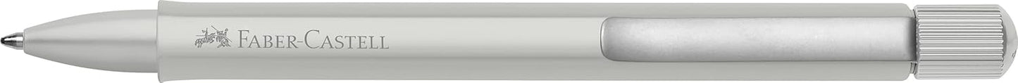 FABER-CASTELL Hexo 140594 Ballpoint Pen Matt Silver Pack of 1