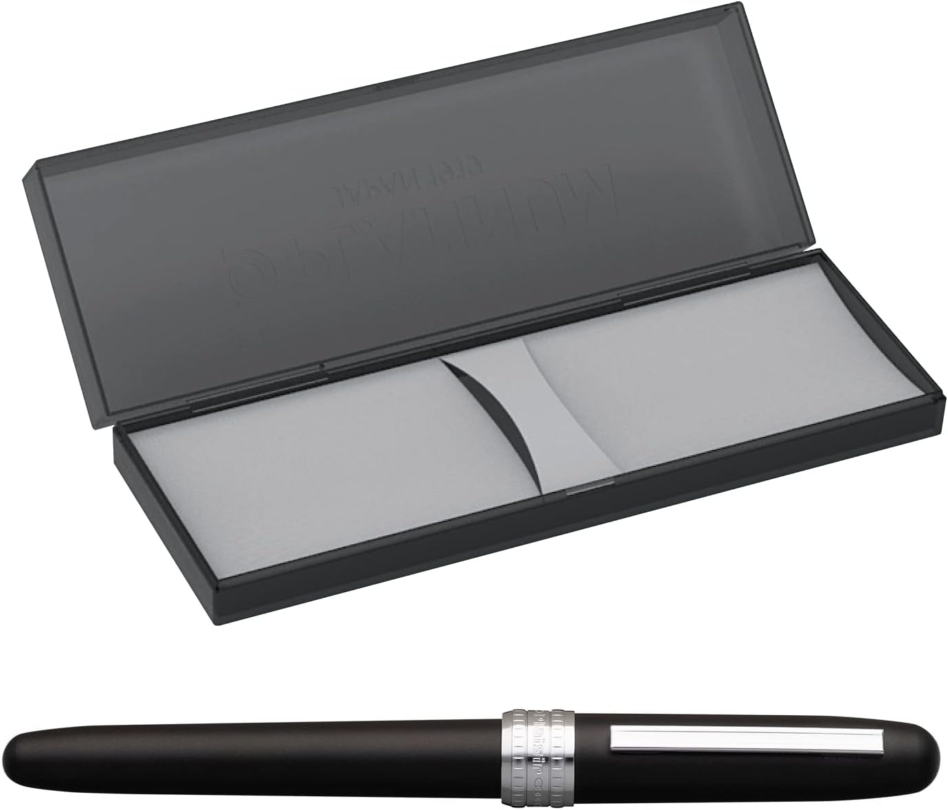PLATINUM Plaisir PGB1500#1 Fountain Pen/Nib Size F Fine/Black Mist/Handmade/with Gift Box/Fountain Pen
