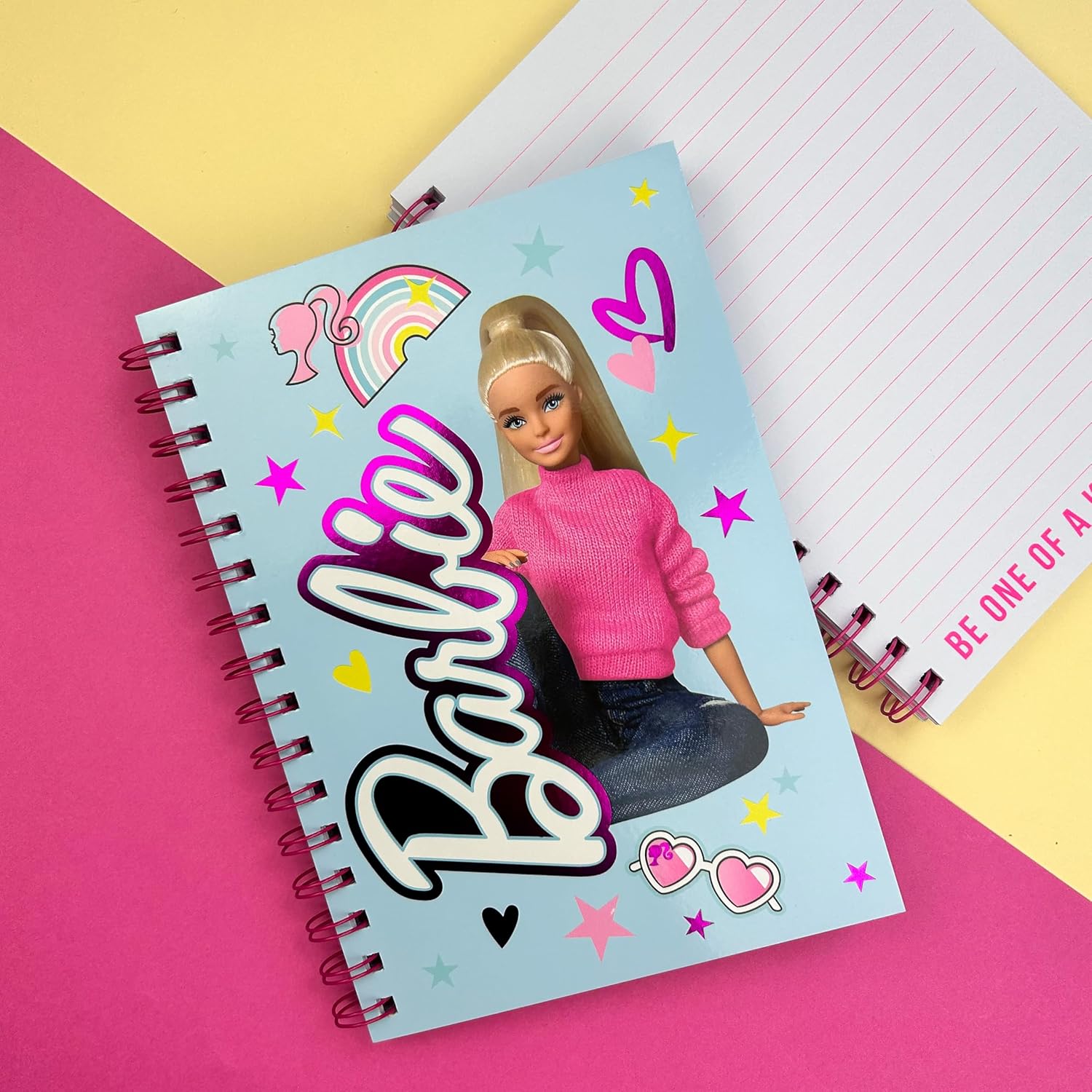 Blueprint Collections Barbie A5 Notebook | Writing Pad | Notepad | A5 Notebooks | Note pads | Note book | Back to School Supplies | Barbie Stationery