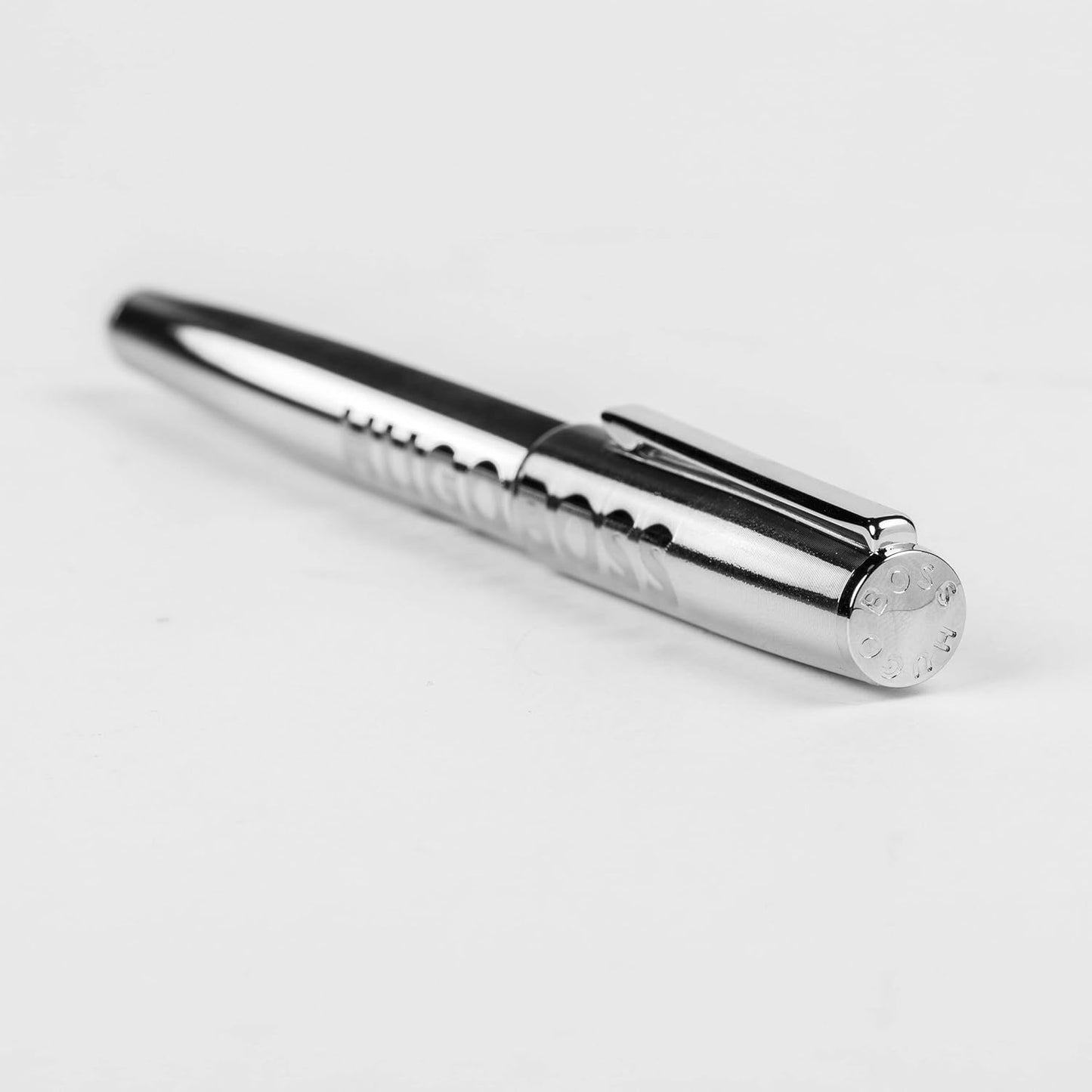 Hugo Boss Rollerball Pen Label Chrome