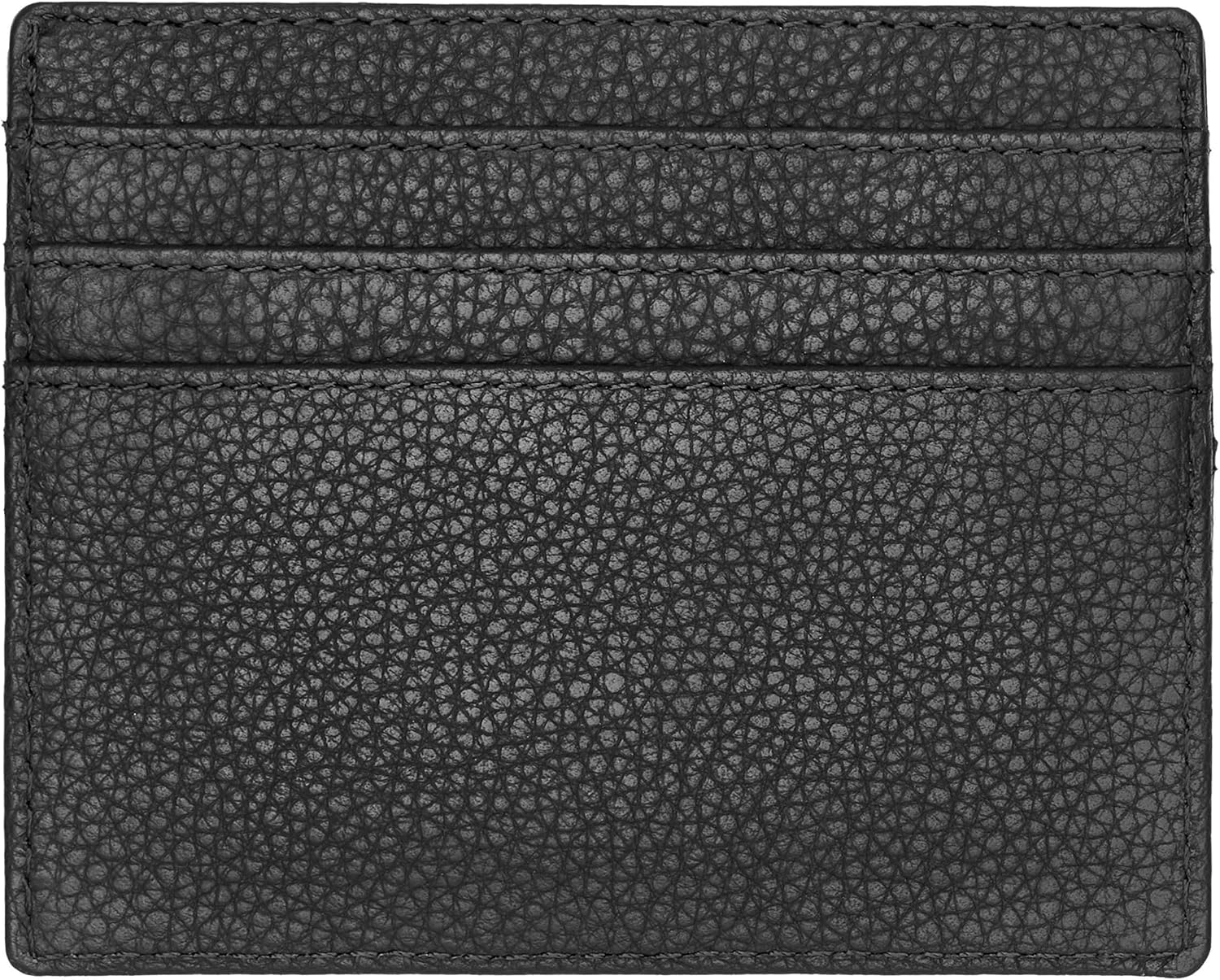 BOSS HUGO Classic Grained Card Holder Black