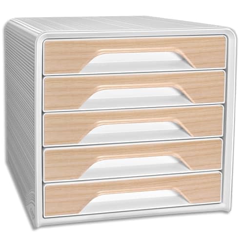 CEP Silva Smoove 5 Drawer Module White/Beech 1071111021