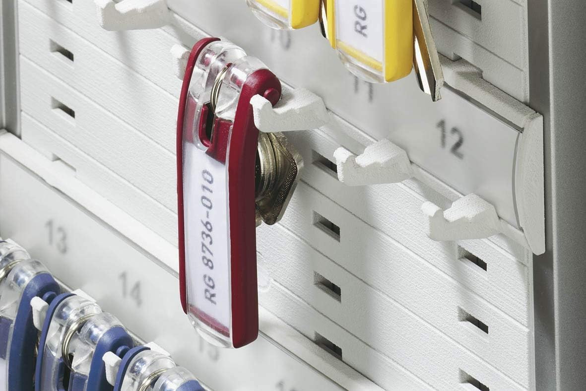 Durable Key Clips - Pack of 24 innovative Key Clips for Clear and Easy Organisation of Keys - Perfect for Use with Durable Key Safes