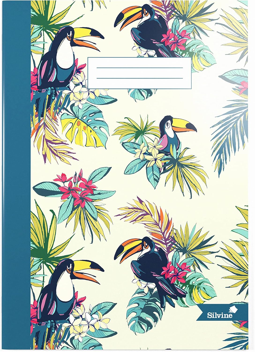 Silvine A5 Notebooks in 4 Assorted Marlene West Designs. 80 Pages, Lined with Margin. Ref NBA5SG