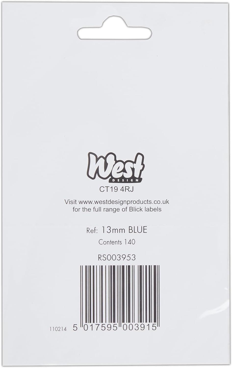 Blick Labels, Blue, Self Adhesive Stickers, Coloured Dot, Circles, 13mm, 140 Labels, for Home, Office, Family, School, Holiday Calendar Organising, Planner, Rewards Chart, Colour Coding