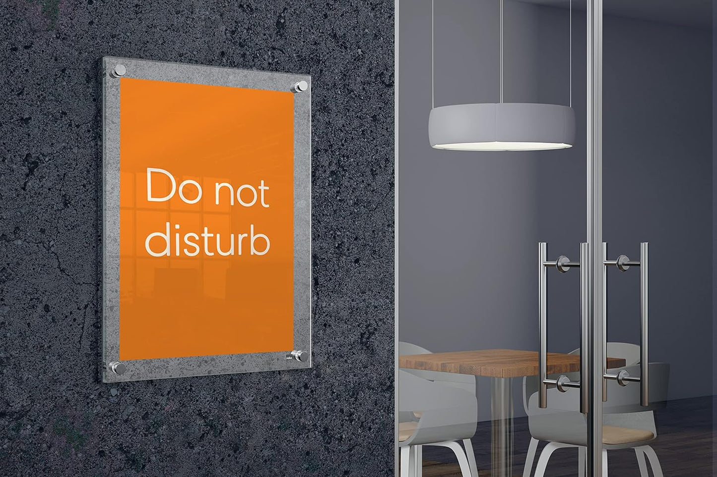 Nobo A4 Acrylic Wall Mounted Frame