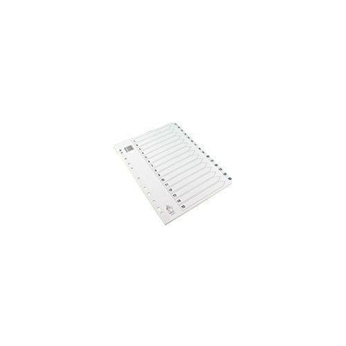 WX01530 A4 Mylar Index 1-15 White WX01530