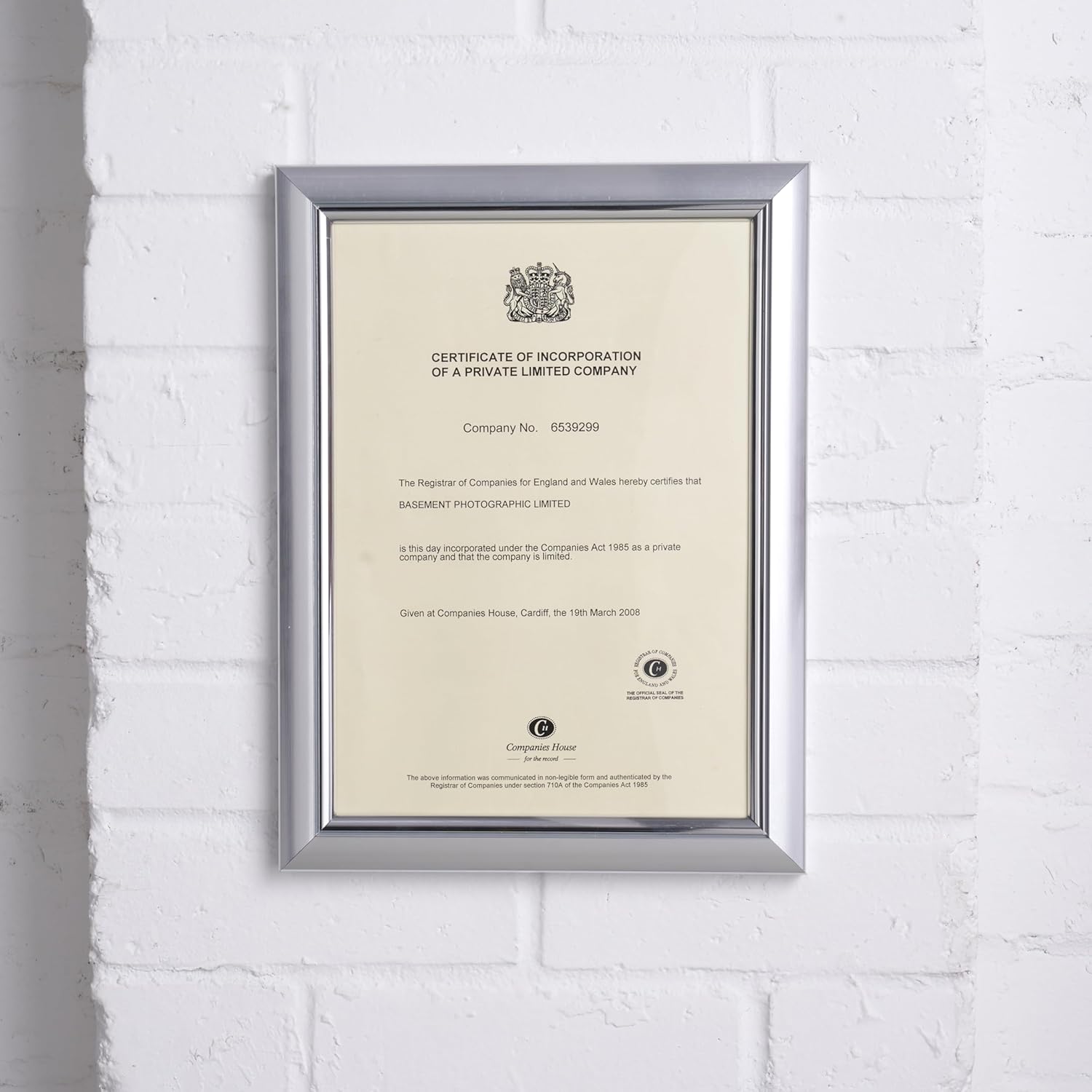 Seco Premium Cert Holder A4 Silver