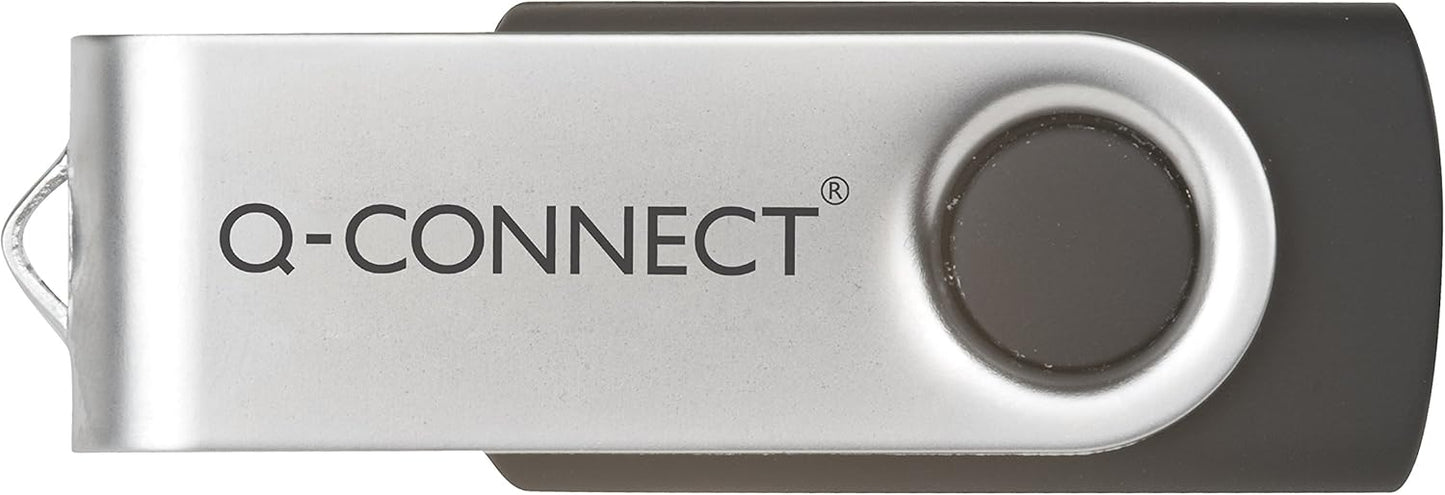 Memory Stick Q-CONNECT USB 8GB / Computer Accessories/Type-Capacity 8 GB/Kind-USB 2.0 / Material-Plastic/Colour-Silver/black/Size-8GB