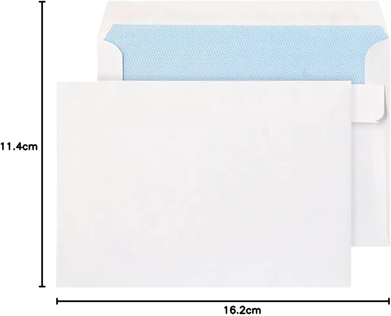 Purely Everyday C6 114 x 162 mm Self Seal Wallet - White (Pack of 50) (1