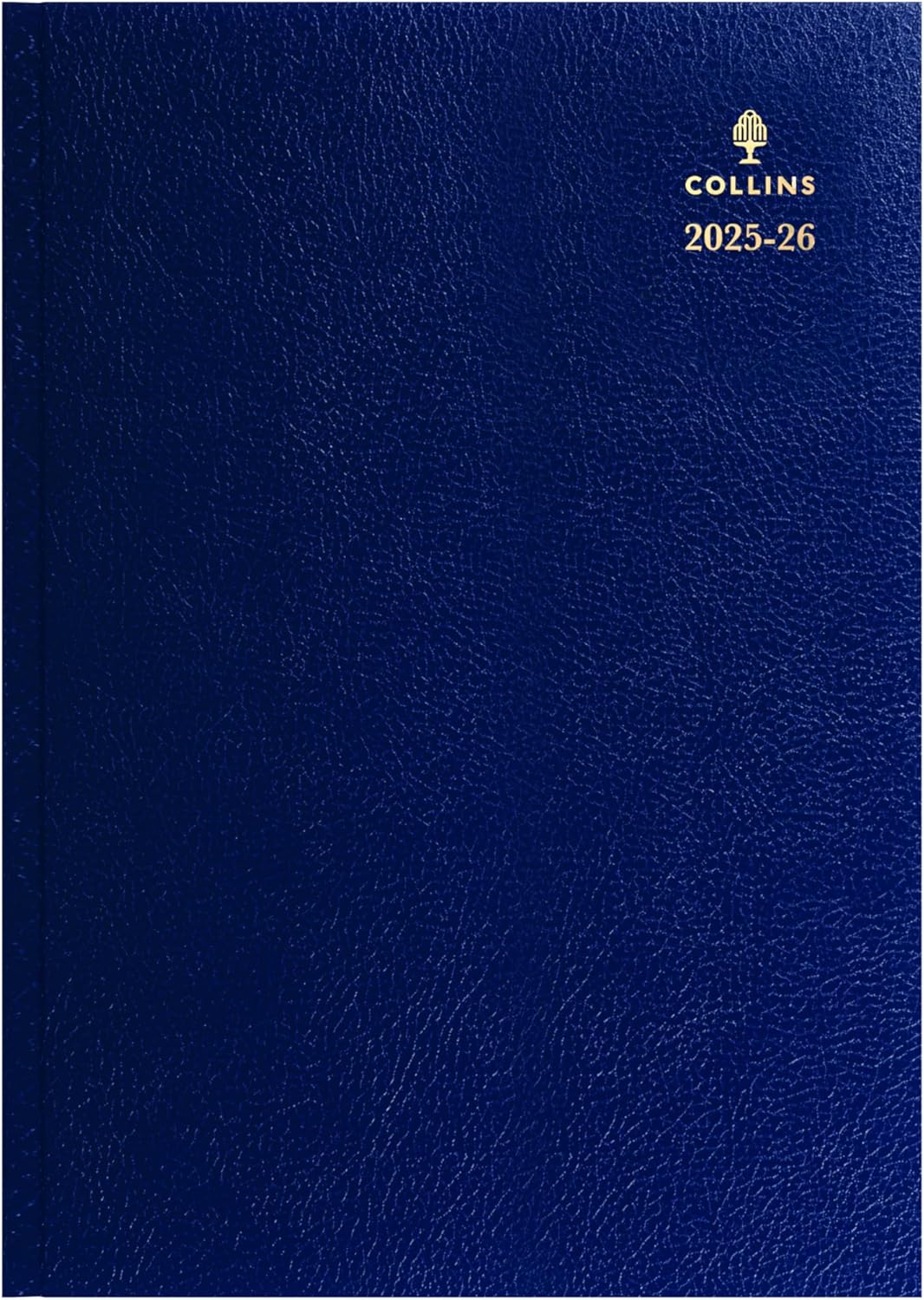 Collins 'Desk' 13 Month Mid/Academic Year Planner, July 2025-July 2026-44M.60-2526 -Day-to-Page Appointments Diary, A4 Hard Cover, Blue