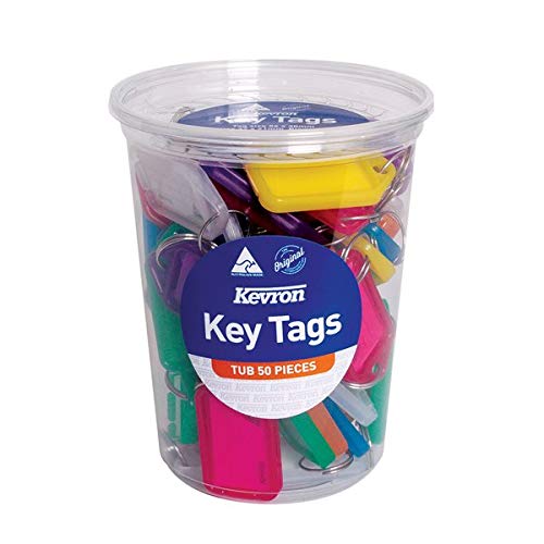 KEVRON Standard Key Tags Assorted PK50