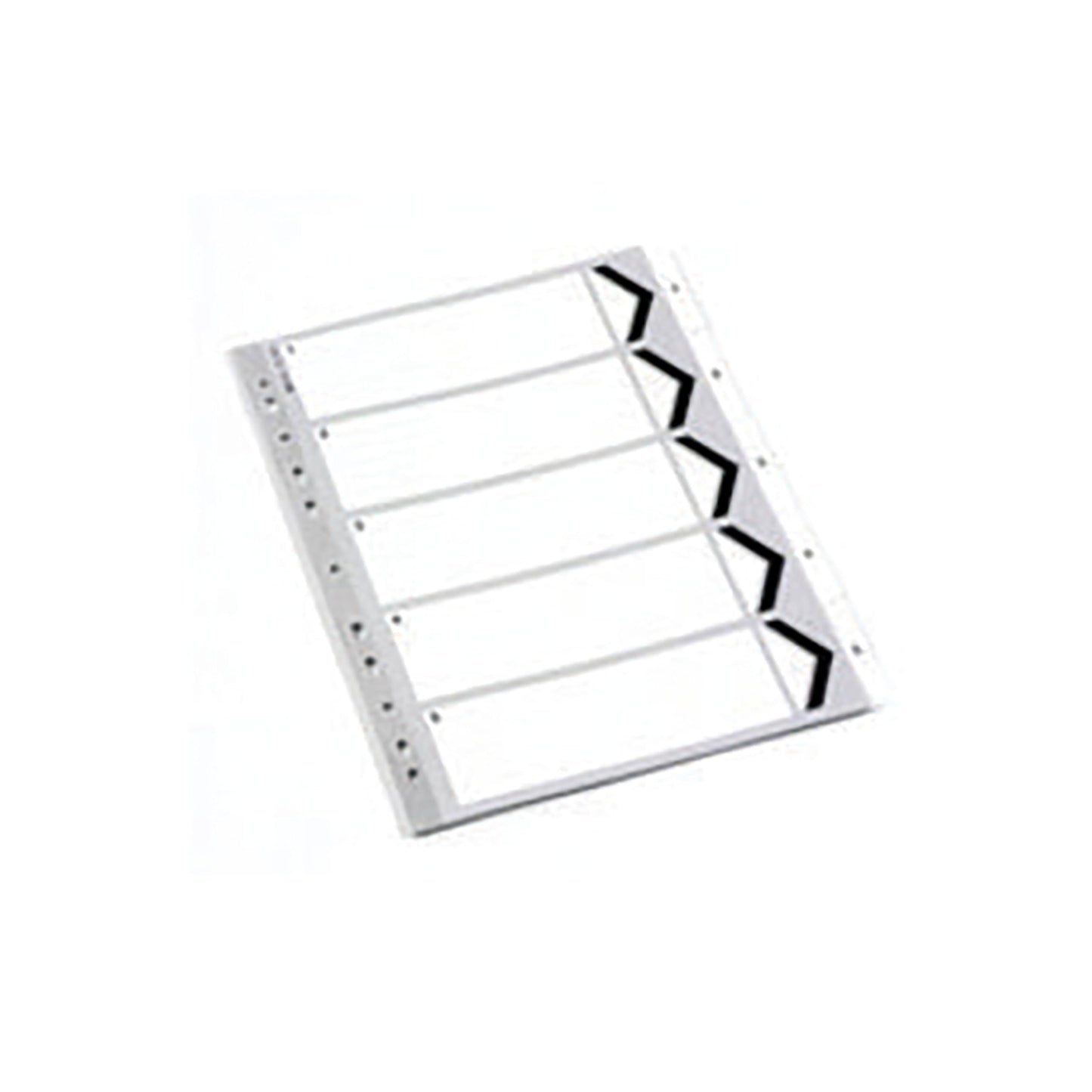 Whitebox WX01352 A4 Polypropylene Index - White