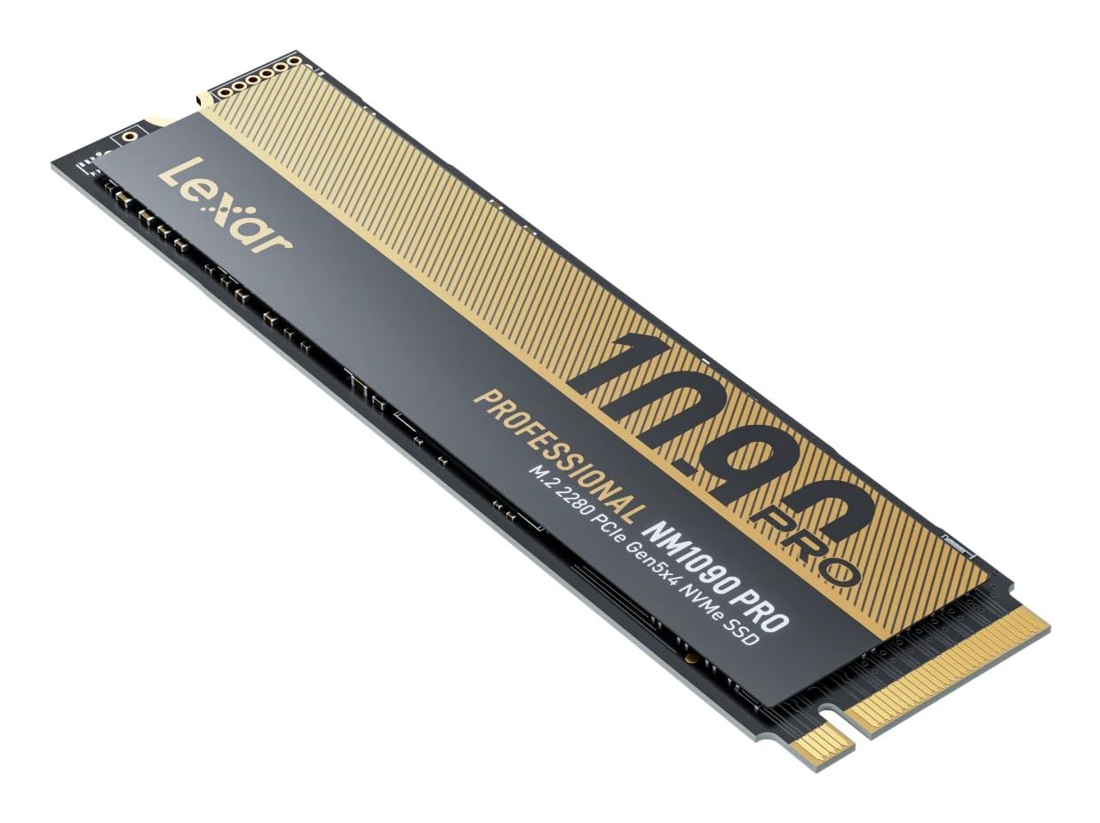 Lexar SSD 1TB NM1090 Pro M.2 2280 NVMe PCIe 5.0 Internal Retail