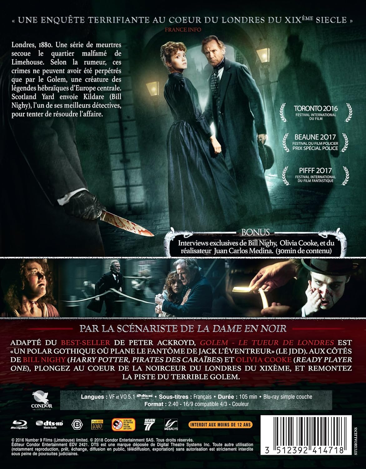 Golem Le Tueur De Londres/Blu-Ray