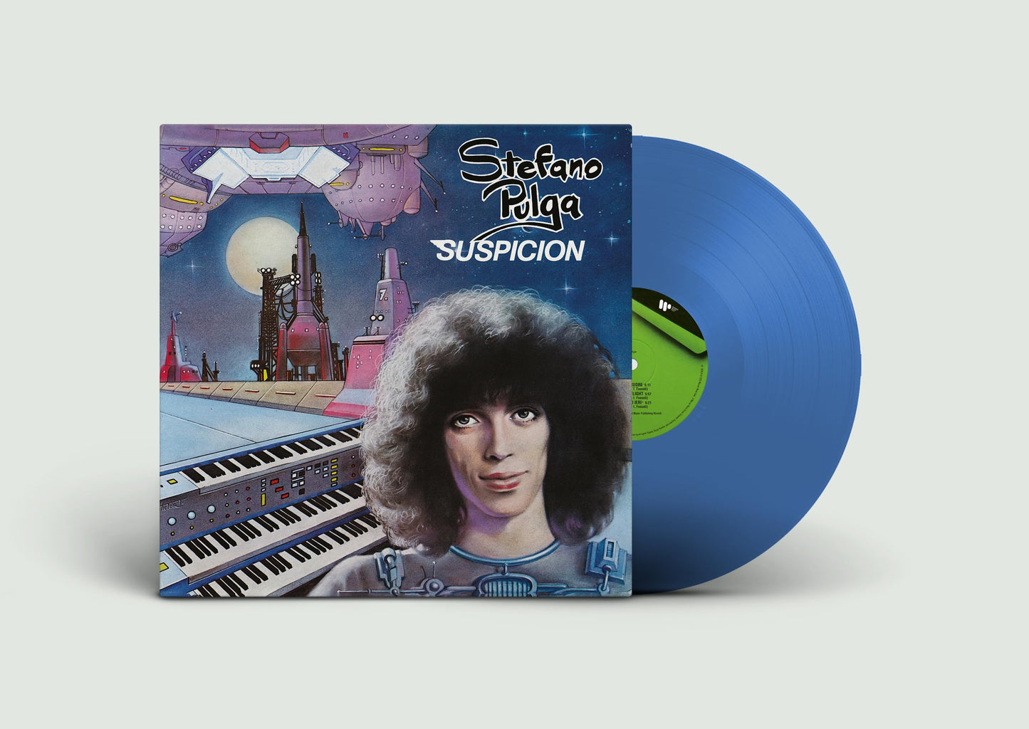 suspicion 180 gr. blu trasparente numerato autografato)
