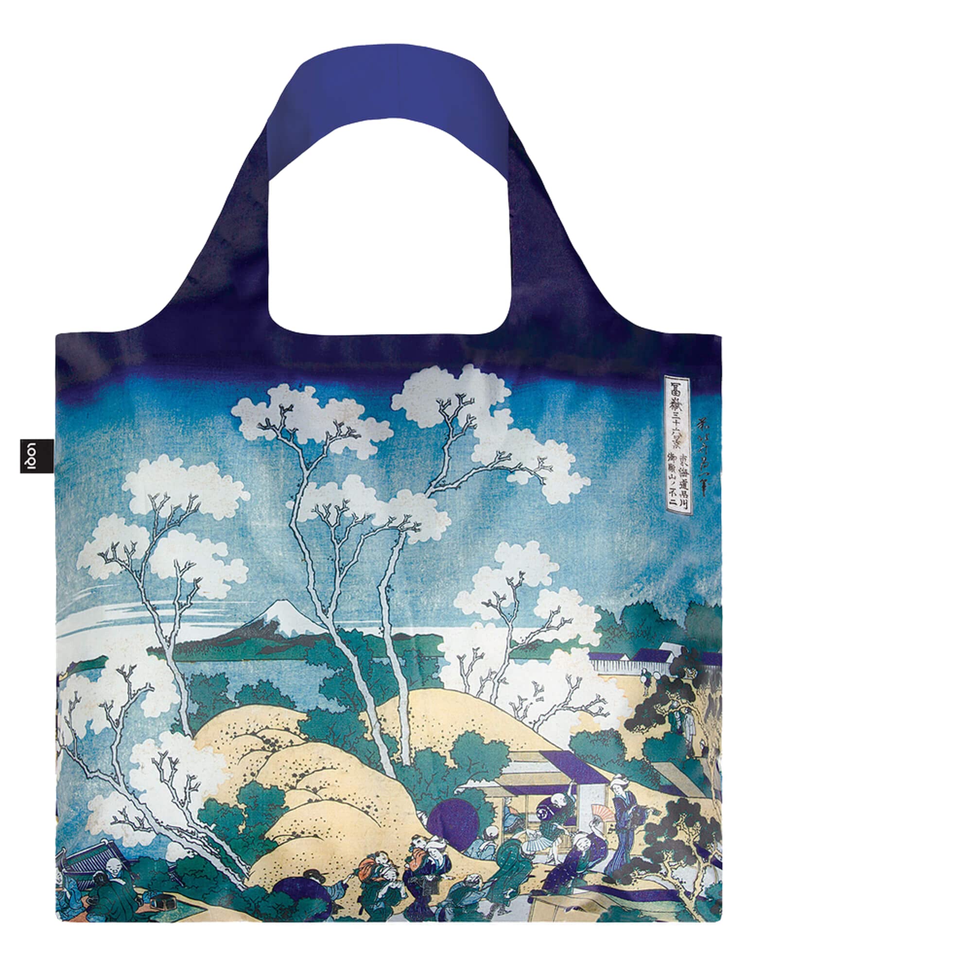 Loqi Katsushika Hokusai Fuji From Gotenyama Recycled Bag