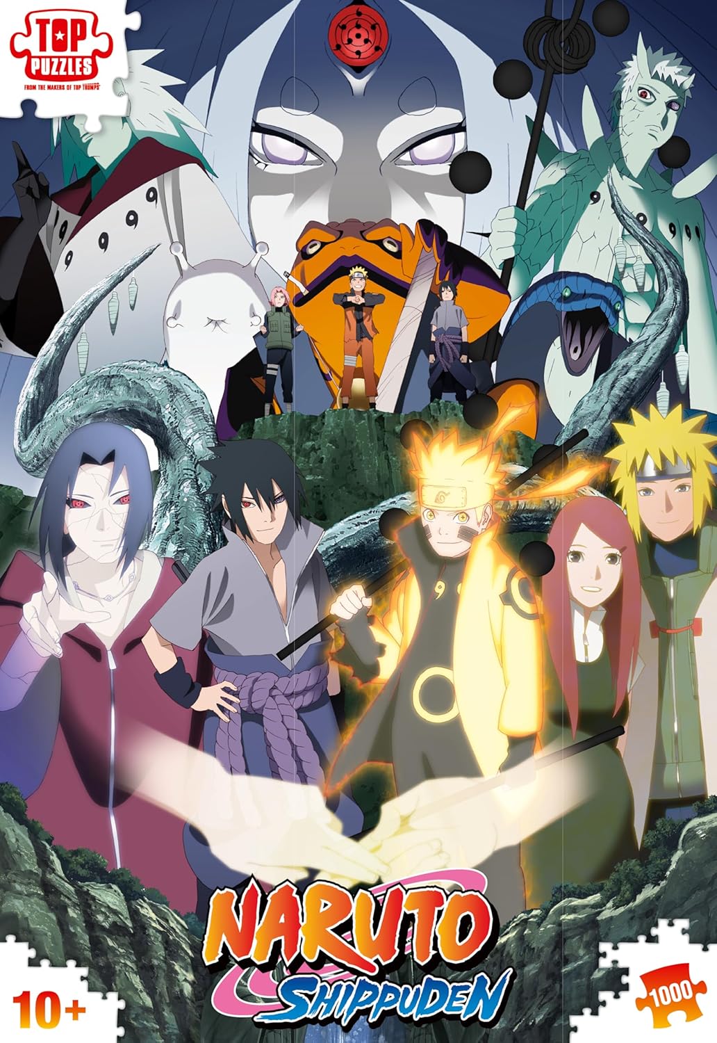 Winning Moves - Puzzle (1000 Teile) - Naruto Final Battle - Mit Sasuke, Sakura und Co. - Alter 10+