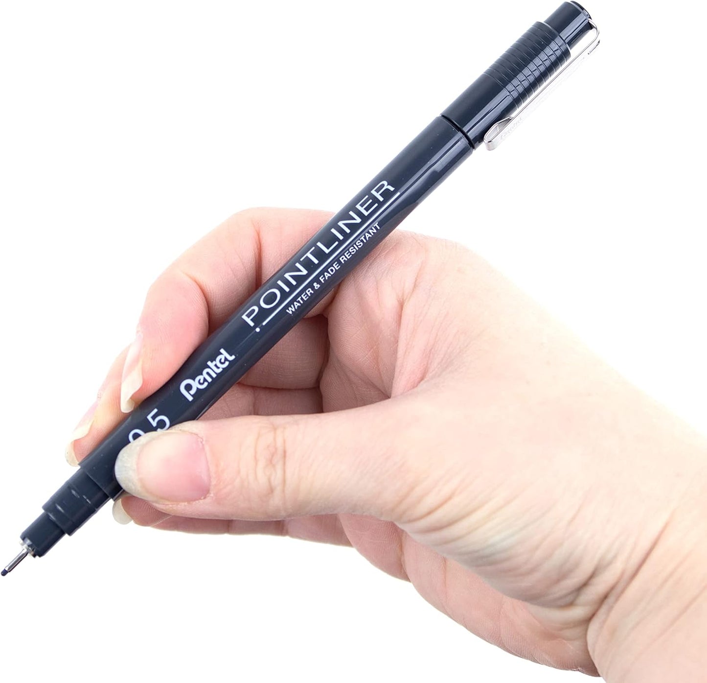 Pentel P/liner Pigmt Line 0.5 Blk 12