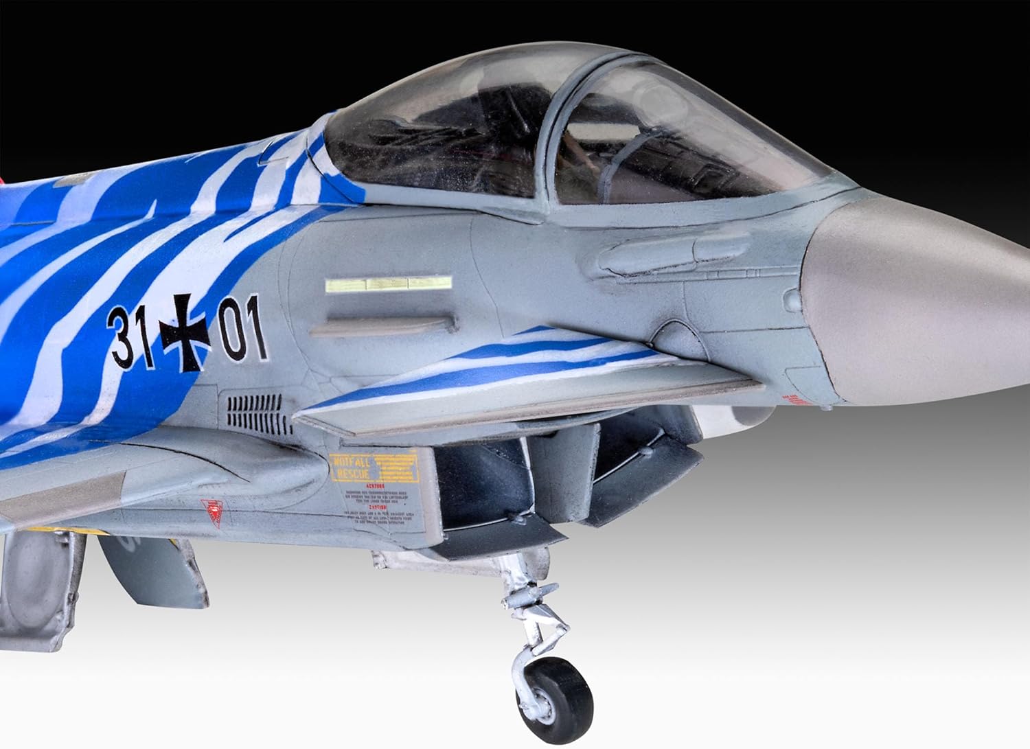 Revell 03818 Eurofighter Typhoon "The Bavarian Tiger 2021" 1:72 Scale Unbuilt/Unpainted Plastic Model Kit