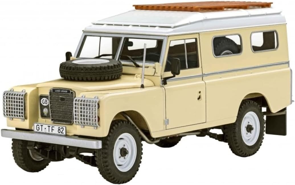 Revell Modellbausatz I Land Rover Series III LWB 109 I Detailreicher Level 3 Fahrzeug Bausatz I 174 Teile I Maßstab 1:24 I für Kinder und Erwachsene ab 10 Jahren, Mittel