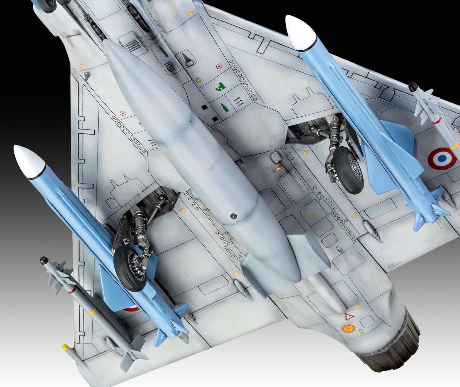 Revell Model Set 63813 Dassault Mirage 2000C 1:48 Scale Unbuilt/Unpainted Plastic Model Kit with Accessories