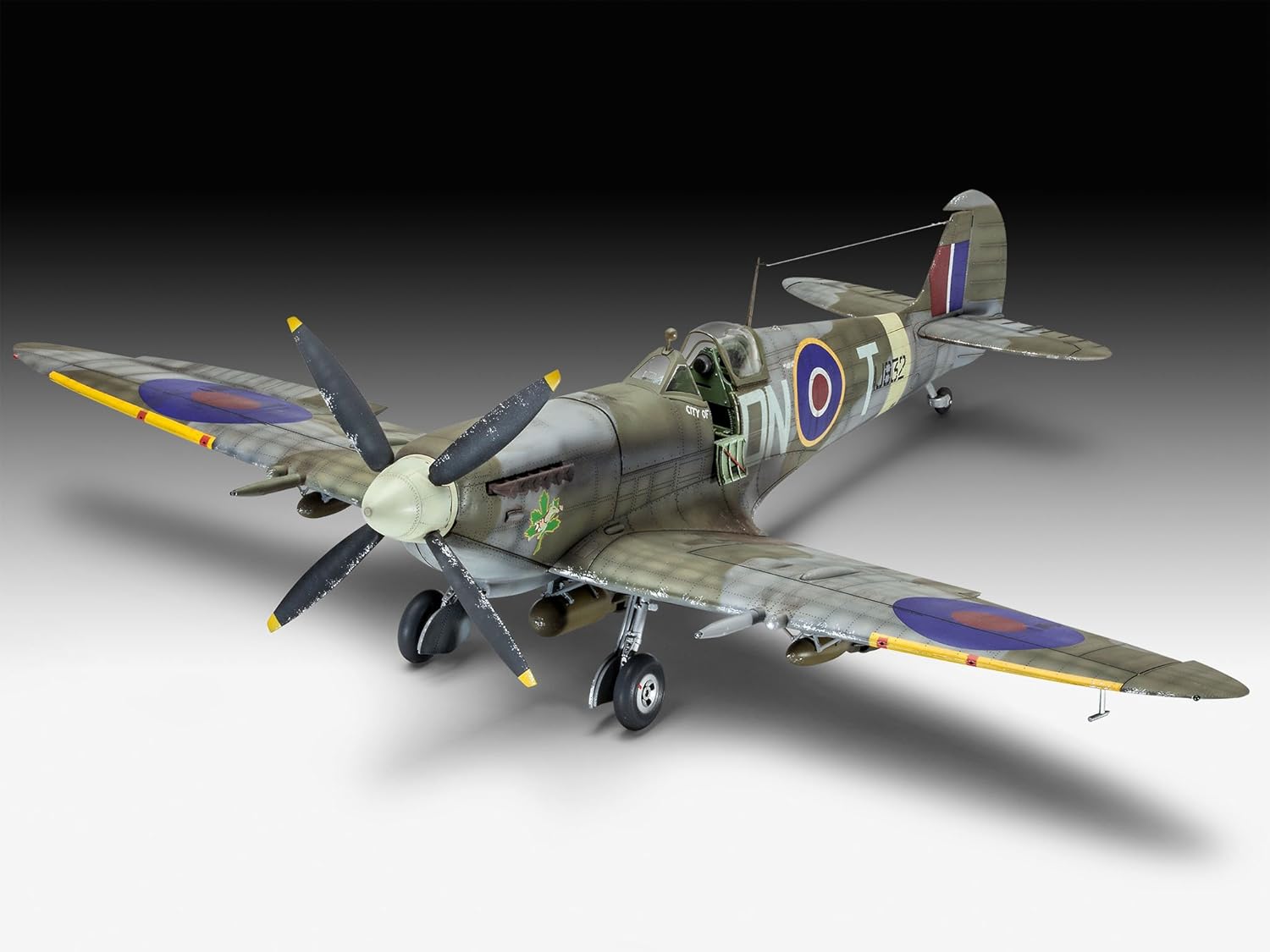 Revell Model Set 63927 Supermarine Spitfire Mk.IXc 1:32 Scale Unbuilt/Unpainted Plastic Model Kit with Accessories