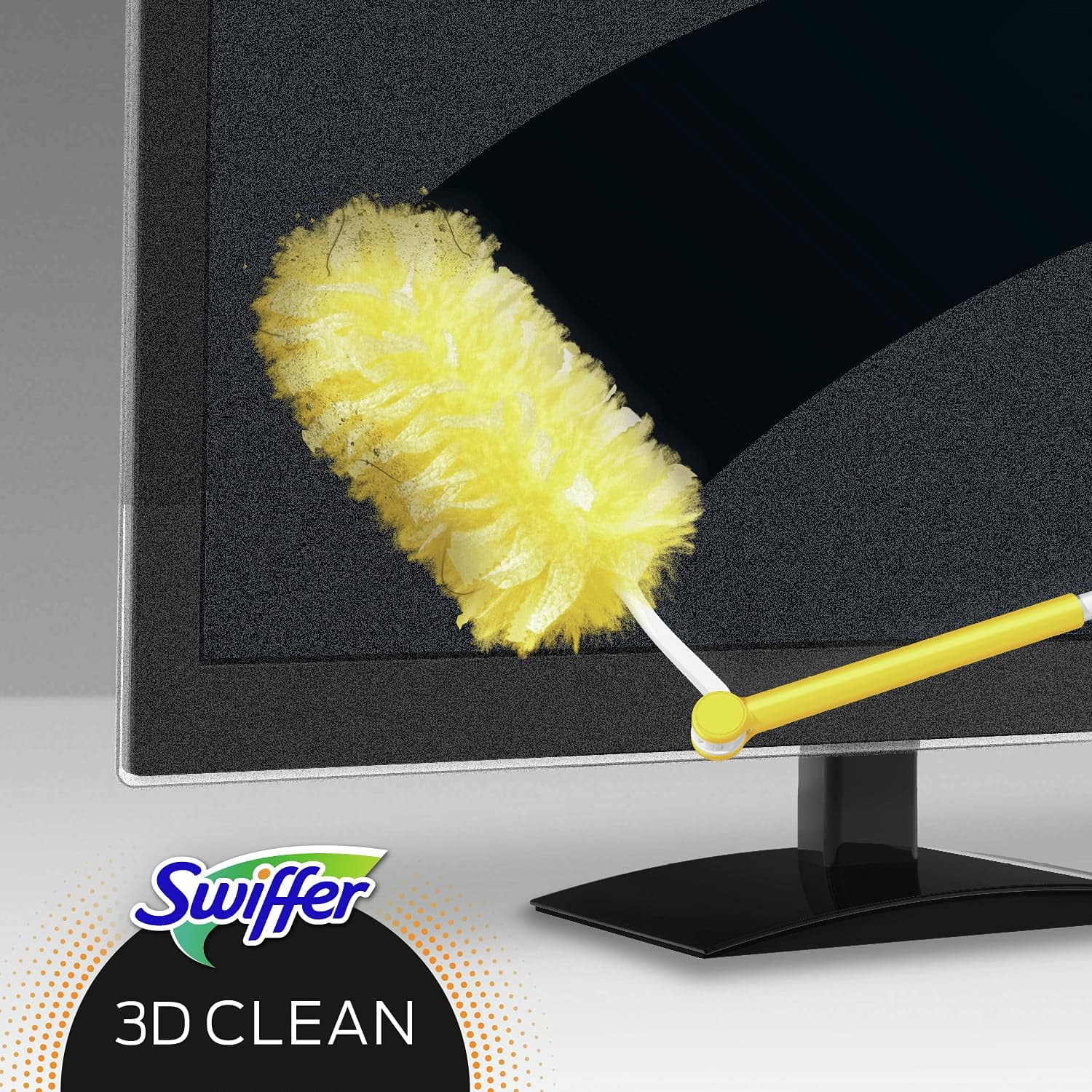 Swiffer 3D Clean Piumini Catturapolvere, 5 Piumini Duster, Migliaia Di Morbide Fibre Cattura Polvere E Sporco, Raggiunge I Punti Più Difficili Della Casa, Ottimo Per I Peli Di Animali, Maxi Formato