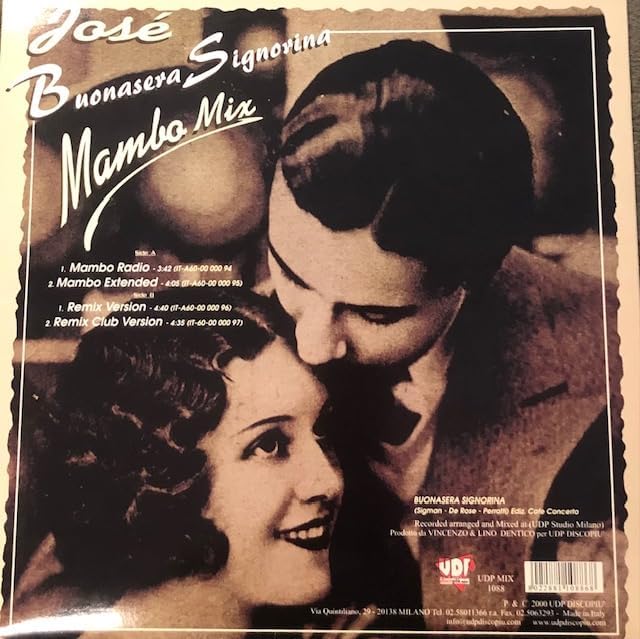 Jose` - Buonasera Signorina Mambo Mix