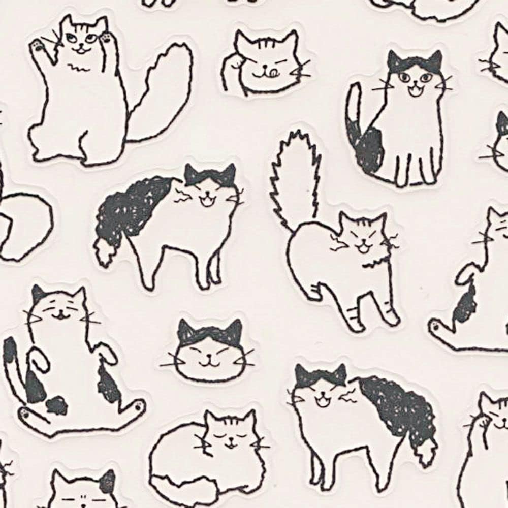 Midori Sticker 2594 Chat Cat