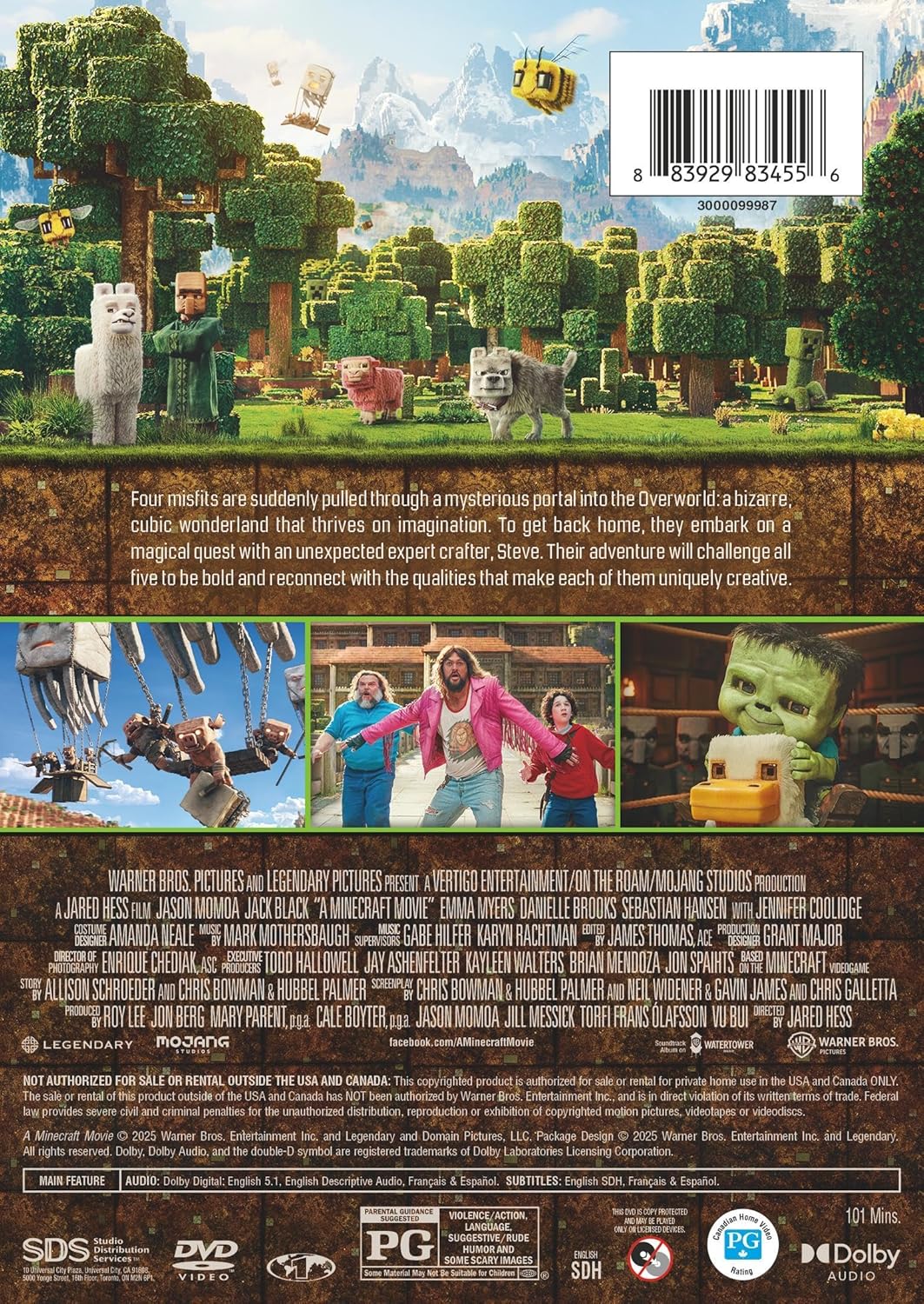 A Minecraft Movie (DVD