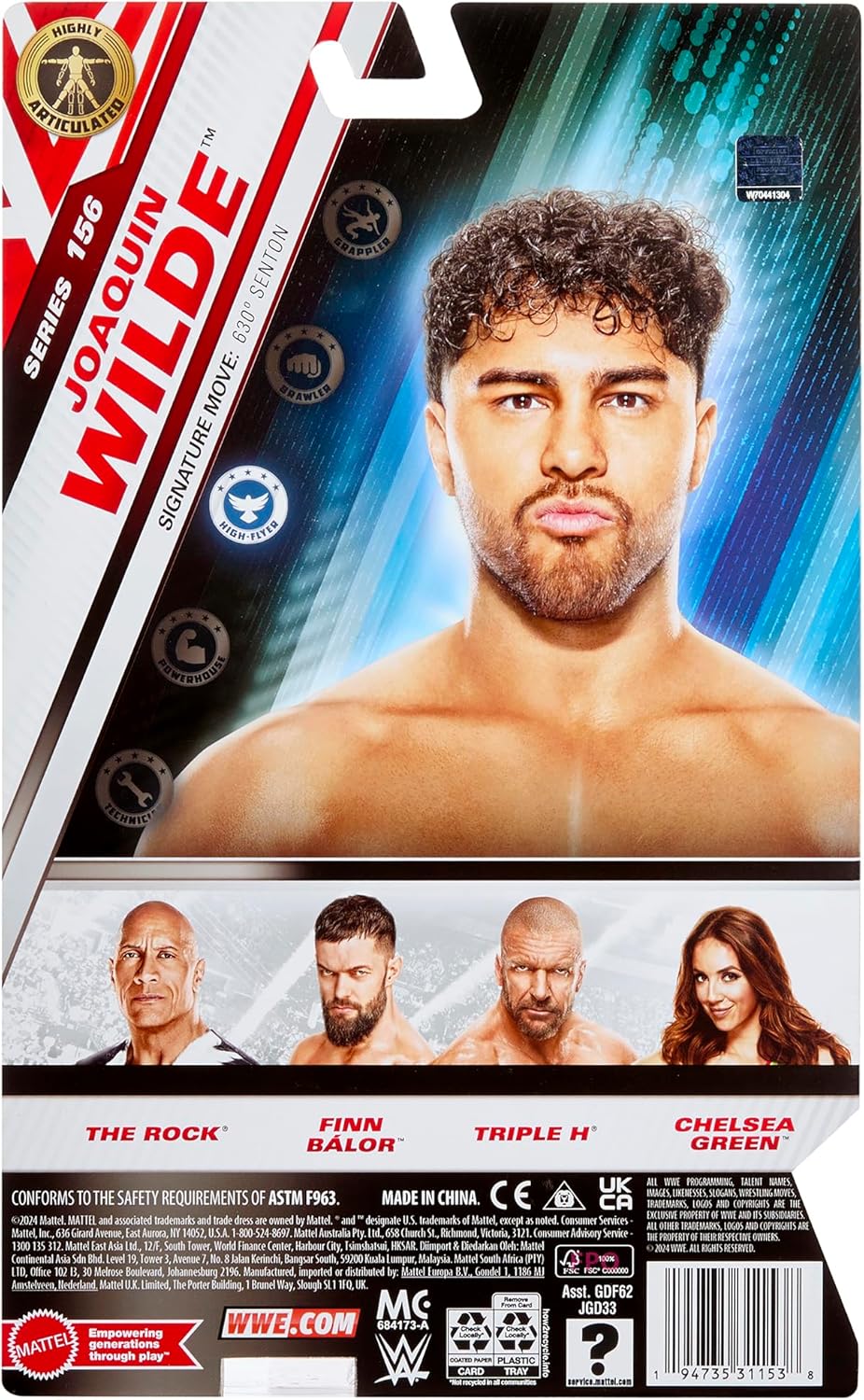 WWE Joaquin Wilde Main Event 156 Toy Wrestling Action Figure
