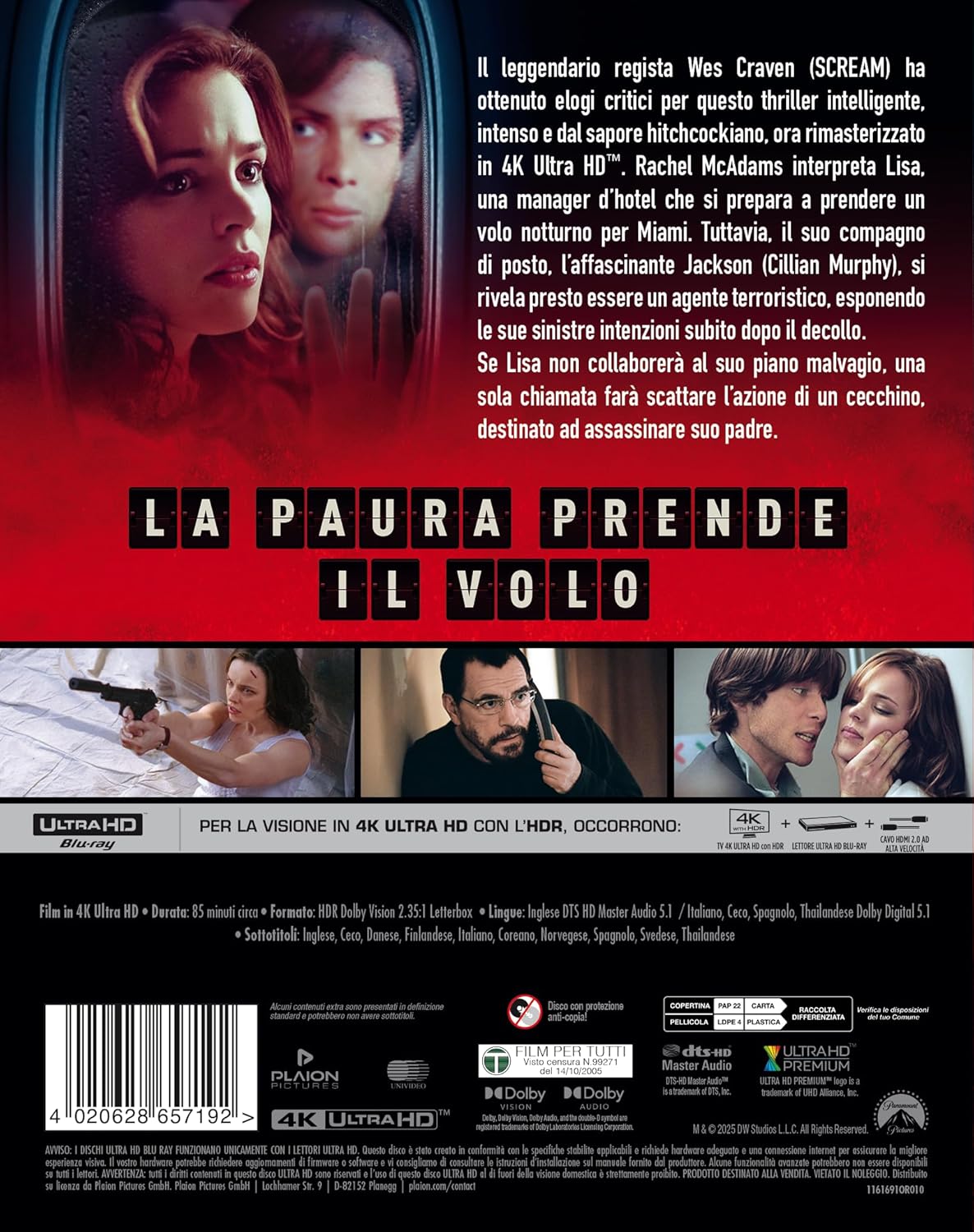 Blu-Ray 4K Uhd Red Eye