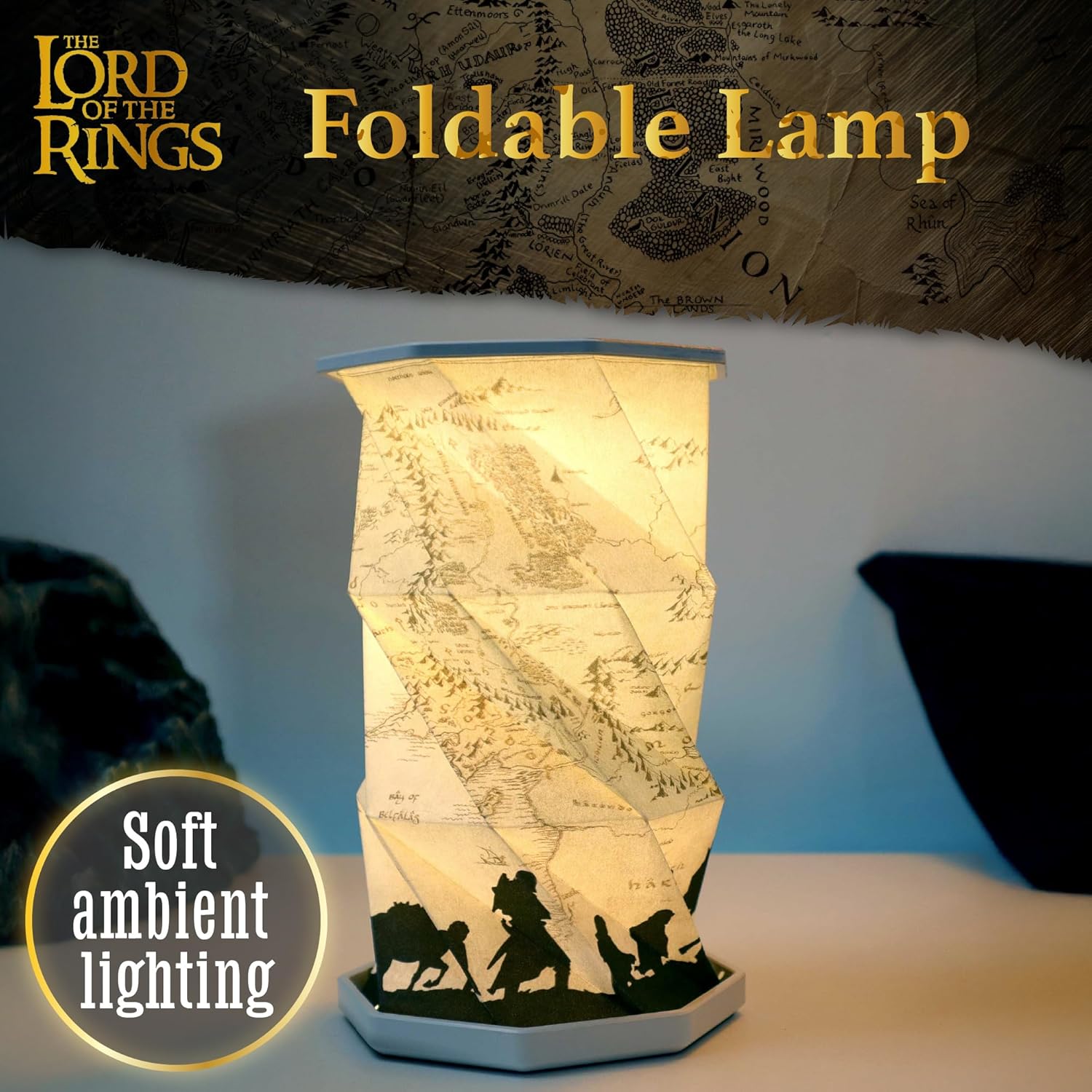 Herr der Ringe faltbare Lampe 15 cm
