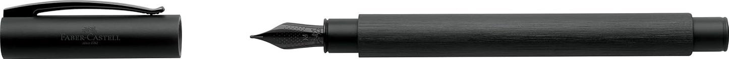 Faber-Castell Ambition Fountain Pen, All Black - Extra Fine