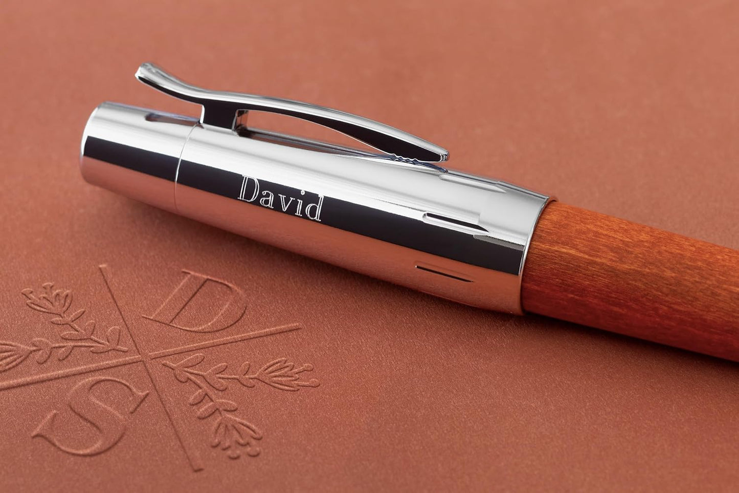 Faber-Castell Emotion Brown Wood Rollerball Pen