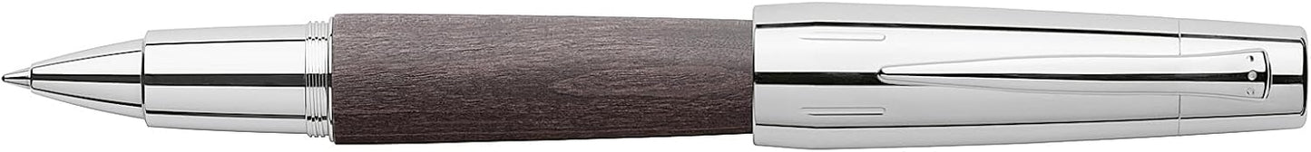 E-Motion Black Ink Roller PEARWOOD/Chrom