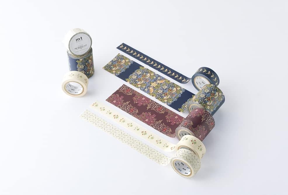 MT Morris & Co. Washi Masking Tape 20mm x 7m - Strawberry Thief Bird