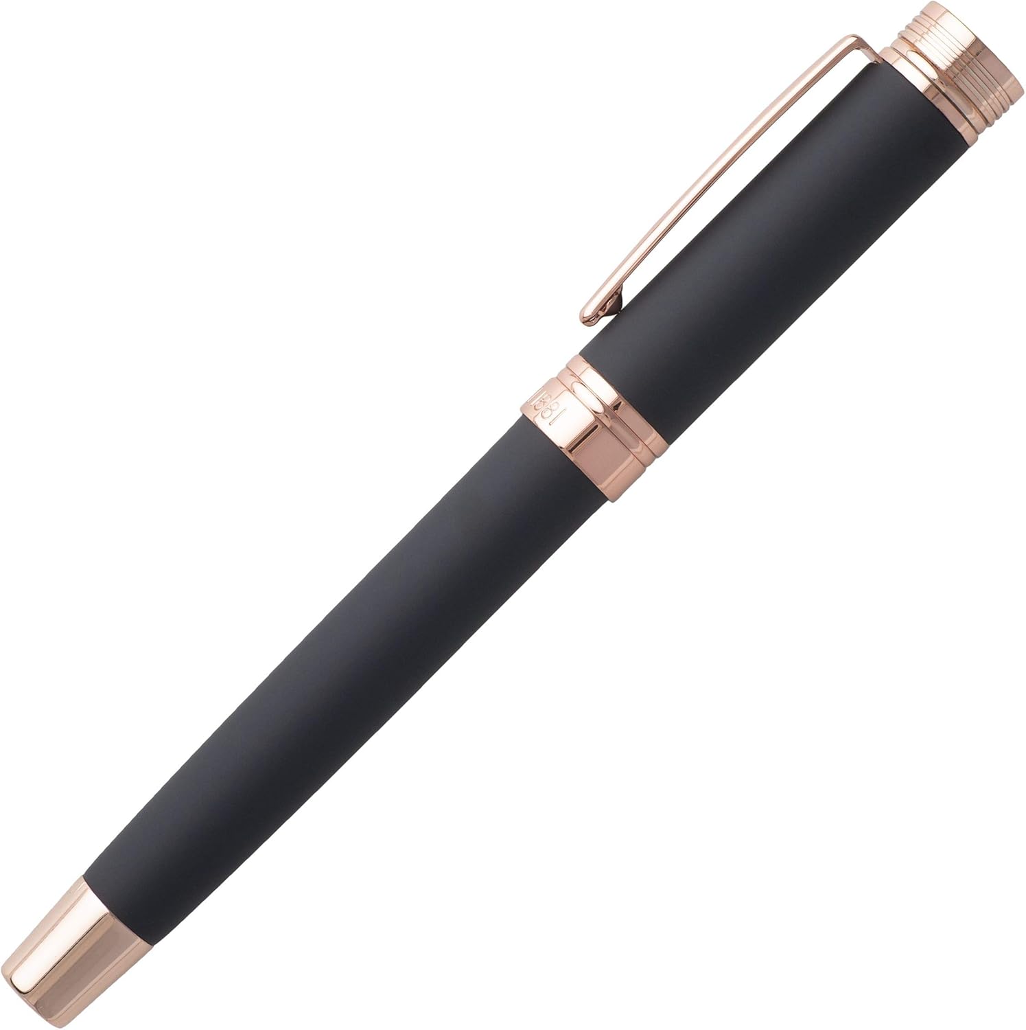Cerruti 1881 Zoom NSG9145N Soft Navy Rose Gold Brass Rollerball Pen Length: 14.3cm