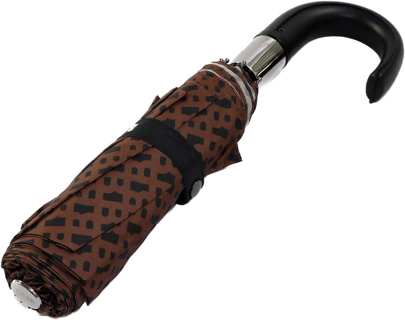 Hugo Boss Pocket Umbrella Monogramme Camel