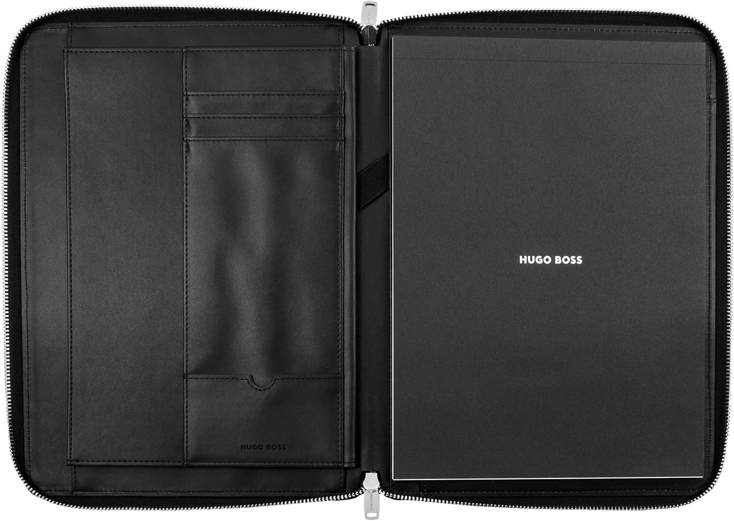 Hugo Boss Conference Folder Zip A4 Pure Iconic Black